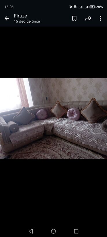 işlənmiş divan satılır: Угловой диван
