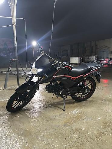 neon isiq: Model: Tufanan M-50N tərzində şəhər tipli motosiklet - Rəng: mat — 5