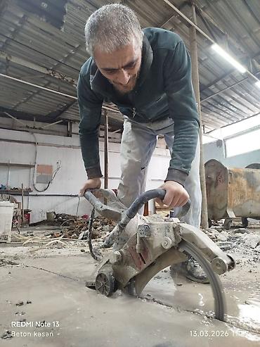 Beton işləri: Beton kəsən beton deşən betonlarin i̇stənilən ölçüdə vəi̇stənilən — 15