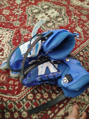 Inline skeyt (roller skates) – mavi rəng - Təkərli konstruksiya: 4