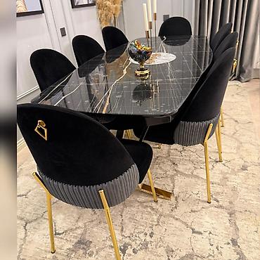 Digər mebel: *1300₼ MASA desti :-TƏCİLİ SATILIR‼️* mərmər naxışlıdlr ideal — 1