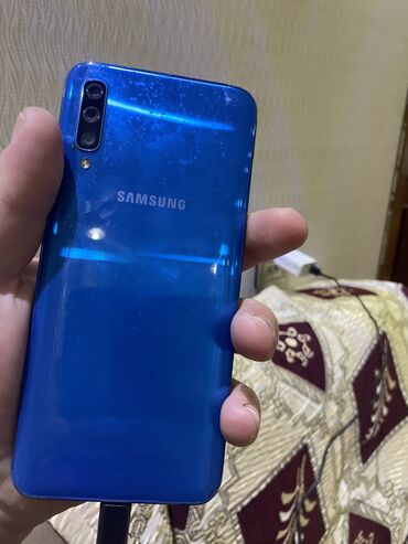 samsung a7: Samsung Galaxy A50, 128 ГБ, цвет - Синий, С документами