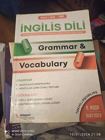 mekteb çanta: Məhsul: “İngilis Dili – Grammar & Vocabulary” (Nərgiz R. Nəcəf) — 1