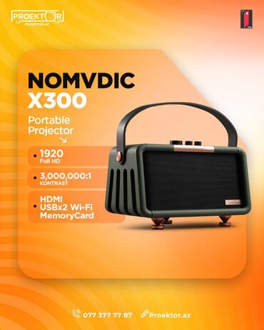 Proyektorlar: Yeni Ultraportativ Proyektor Ödənişli çatdırılma — 1
