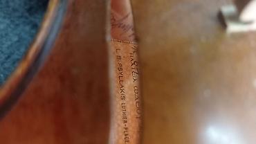 dinamik dayağı: Məhsul: Klassik skripka – L.B. Syllakis, Luthier (Paris) 1952 ci ilin — 5
