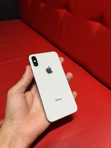 айфон икс эс цена бишкек: IPhone X, Колдонулган, 64 ГБ, Ак, 100 %