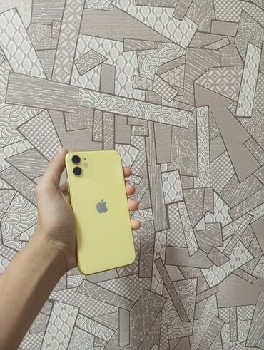 iphone telfon: IPhone 11, 64 GB, Sarı, Face ID