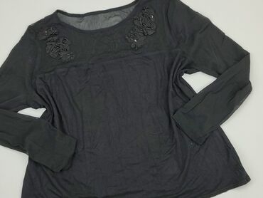 czarne bluzki z wiskozy: Blouse, 5XL (EU 50), condition - Very good