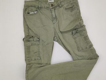 cargo jeans baggy: Spodnie Cargo Damskie, Only, M, stan - Dobry