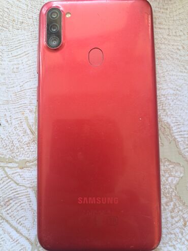samsung a11 qiymeti kontakt home: Samsung Galaxy A11, 32 GB, rəng - Qırmızı, Barmaq izi