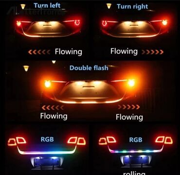 Digər işıqlandırma sistemləri: RGB led 1.30sm axan ledler her rengde yanir pavortnikde ve avarionu