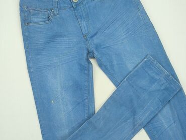 straight blue jeans: Jeansy, L, stan - Dobry