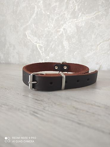 it ucun tasma: Endirim edilir Məhsul: İt üçün dəridən yaxalıq. - Material: qalın — 4