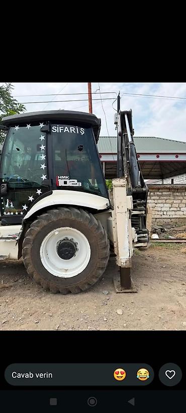 ekskovatorlar: Hidromek HMK 102B ekskavator-yükləyici xidməti - Güclü arxa — 1