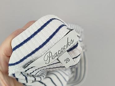 biala spodnice asymetryczne: Peacocks, Spódnica damska, rozmiar 4XL — 4
