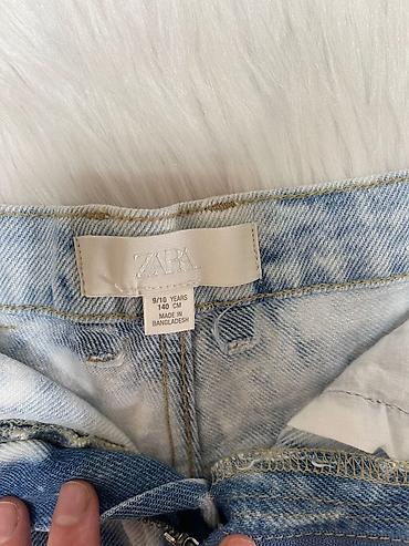 Şortlar: Zara uşaq denim şort - Brend: ZARA (etiketdə göstərilib) - Ölçü: 9/10 — 3