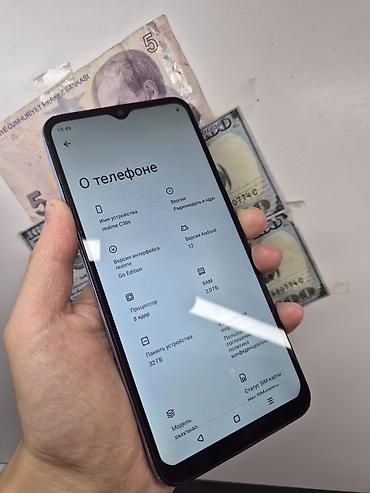 Уюлдук телефондор жана аксессуарлар: Realme C30s, Колдонулган, 32 ГБ, түсү - Көк, Бөлүп төлөө менен, 1 SIM, 2 SIM — 3