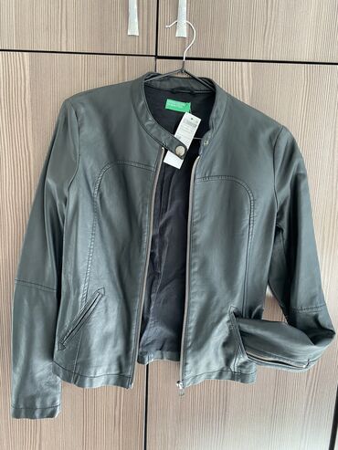стирающая кожаная куртка: Кожаная куртка, Косуха, Кожзам, S (EU 36)