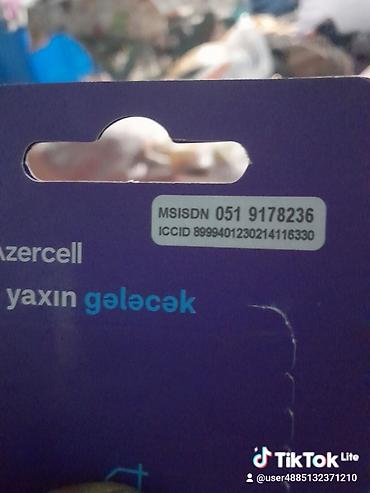 SİM-kartlar: Nömrə: ( 051 ) — 3