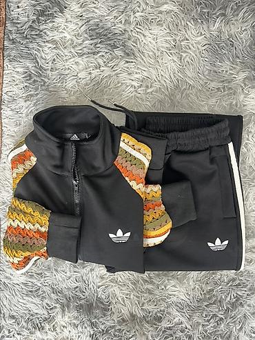 nike tech fleec: Срочно 2000с Спортивный костюм Adidas Originals (кофта на молнии + — 2