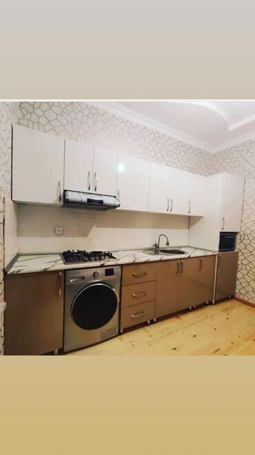 Sifarişlə mətbəx mebeli: Sifarişlə mətbəx dəsti, Özü çəkən petlələr, Mat laminat, Kredit yoxdur, Pulsuz çatdırılma — 2