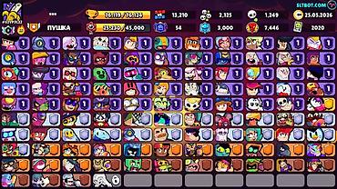 PS3 (Sony PlayStation 3): Аккаунт Brawl Stars Основное: - Путь к славе: 76 119 трофеев (рекорд — 2