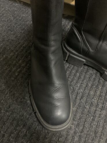 мужские зимние обувь: Сапожки Батильоны от Зара ответь классные и теплые Челси натуральная
