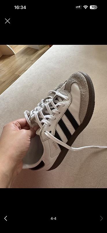 Детская обувь: Adidas Samba оригинал продаю без примерки, состояние хорошее — 4