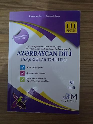 sekis azeri: Məhsul: “Azərbaycan dili – Tapşırıqlar toplusu” (XI sinif) Müəlliflər — 1
