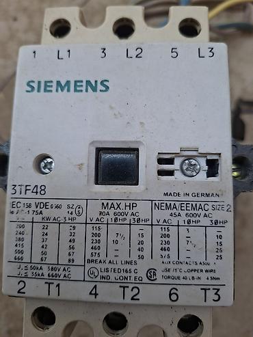 diski mala: SIEMENS kontaktor – model 3TF48 (Made in Germany) Texniki — 2