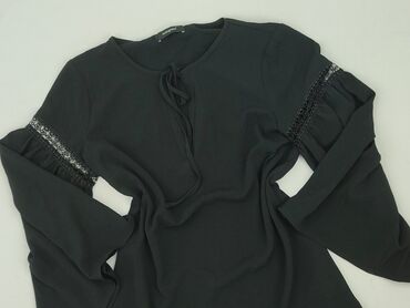 bluzki z tiulowymi rękawami allegro: Women's blouse, size XS