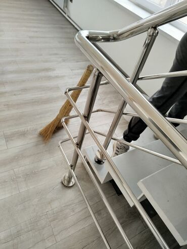 Обшивка лестниц: Перила из нержавеющей стали Любой сложности 🔗 Работа выполняется at lalafo.kg — 4 Обшивка лестниц: Перила из нержавеющей стали Любой сложности 🔗 Работа выполняется — 4