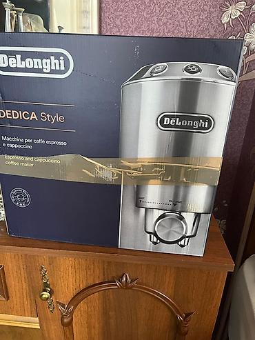 sud cəkən: De’Longhi Dedica Style espresso və kapuçino aparatının tam komplekti — 3
