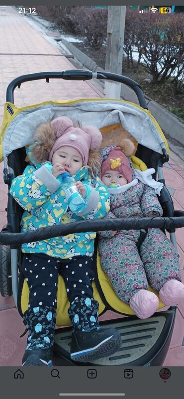 купить коляску для двойни: Коляска, Б/у
