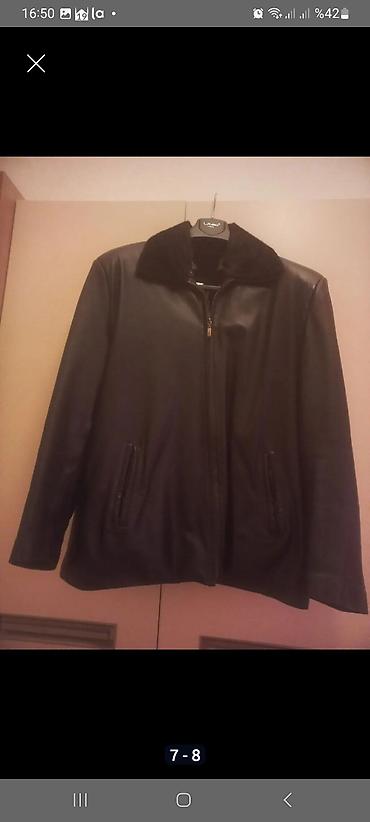 frenç gödəkçə: Kurtka, Dəri, Qış, 2XL — 3