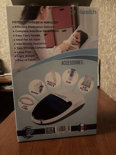 rahat nefes: Dr Health Piston Compressor Nebulizer Məhsul təsviri: - Porşenli — 2