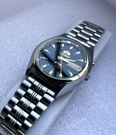 Qol saatları: İşlənmiş, Qol saatı, Orient, rəng - Gümüşü — 4