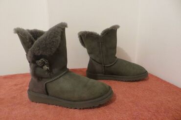 vodootporne ugg: Ugg čizme, bоја - Siva, 40