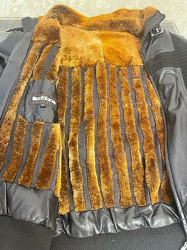 коженная: Продаю кожаную куртку с натуральным мехом. Размер 52. (5xl) — 7