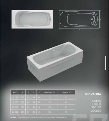 Vannalar: Yeni Vanna, Ödənişli çatdırılma -da lalafo.az — 22 Vannalar: Yeni Vanna, Ödənişli çatdırılma — 22