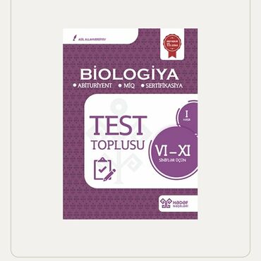 beledci informatika pdf: Məhsul: “Biologiya Test Toplusu” – VI–XI siniflər üçün Nəşr: I nəşr