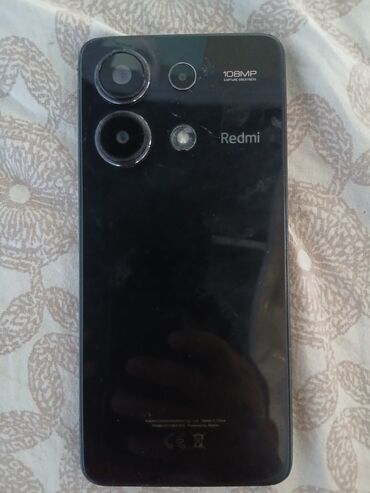 джойстик для телефон: Redmi, Redmi Note 13, Колдонулган, 128 ГБ, түсү - Кара, 1 SIM, 2 SIM