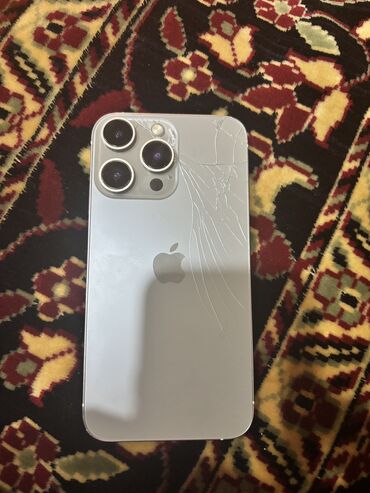 iphon: IPhone 15 Pro, 128 GB, White Titanium, Face ID
