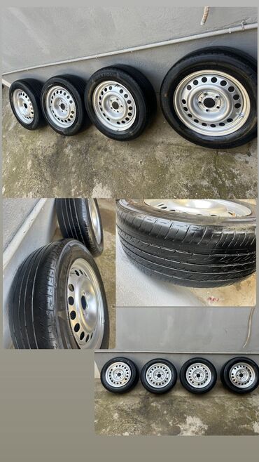 Təkərlər: Tekerler satılır 160 ₼ 4 ededdir ölçü 195/65R15 unvan Aşağı Sulutepe