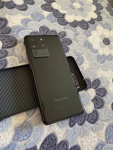 Samsung: Samsung Galaxy S20 Ultra, Б/у, 256 ГБ, цвет - Черный, 2 SIM