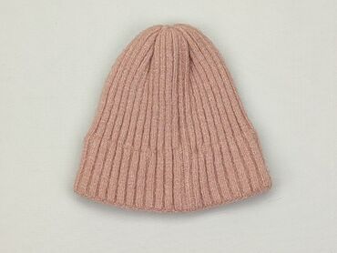 czapka zimowa off white: Hat, 42-43 cm, condition - Very good