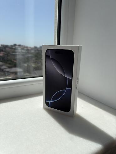 IPhone 16 Pro Max, 256 GB, Black Titanium, Simsiz şarj, Face ID