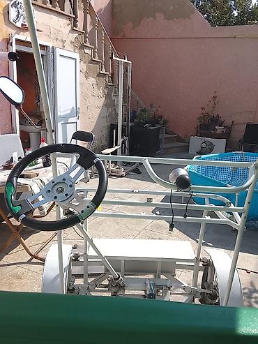 3 tekerli velosiped: BARTER MUMKUNDUR Dörd təkərli pedallı velomobil – ailəvi gəzintilər — 5