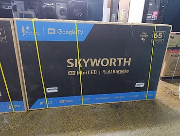 телевизор и подставки: Телевизор Skyworth 65X85G QD-Mini LED 4K 120 Гц Google TV Изображение — 4