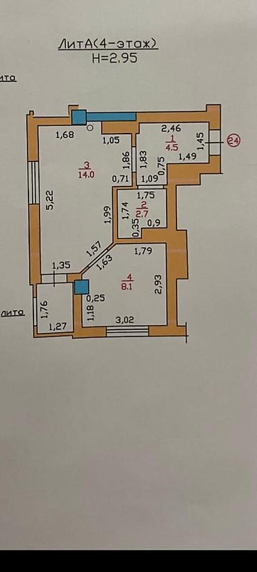 Продажа квартир: 1 комната, 32 м², Элитка, 4 этаж, Евроремонт — 8